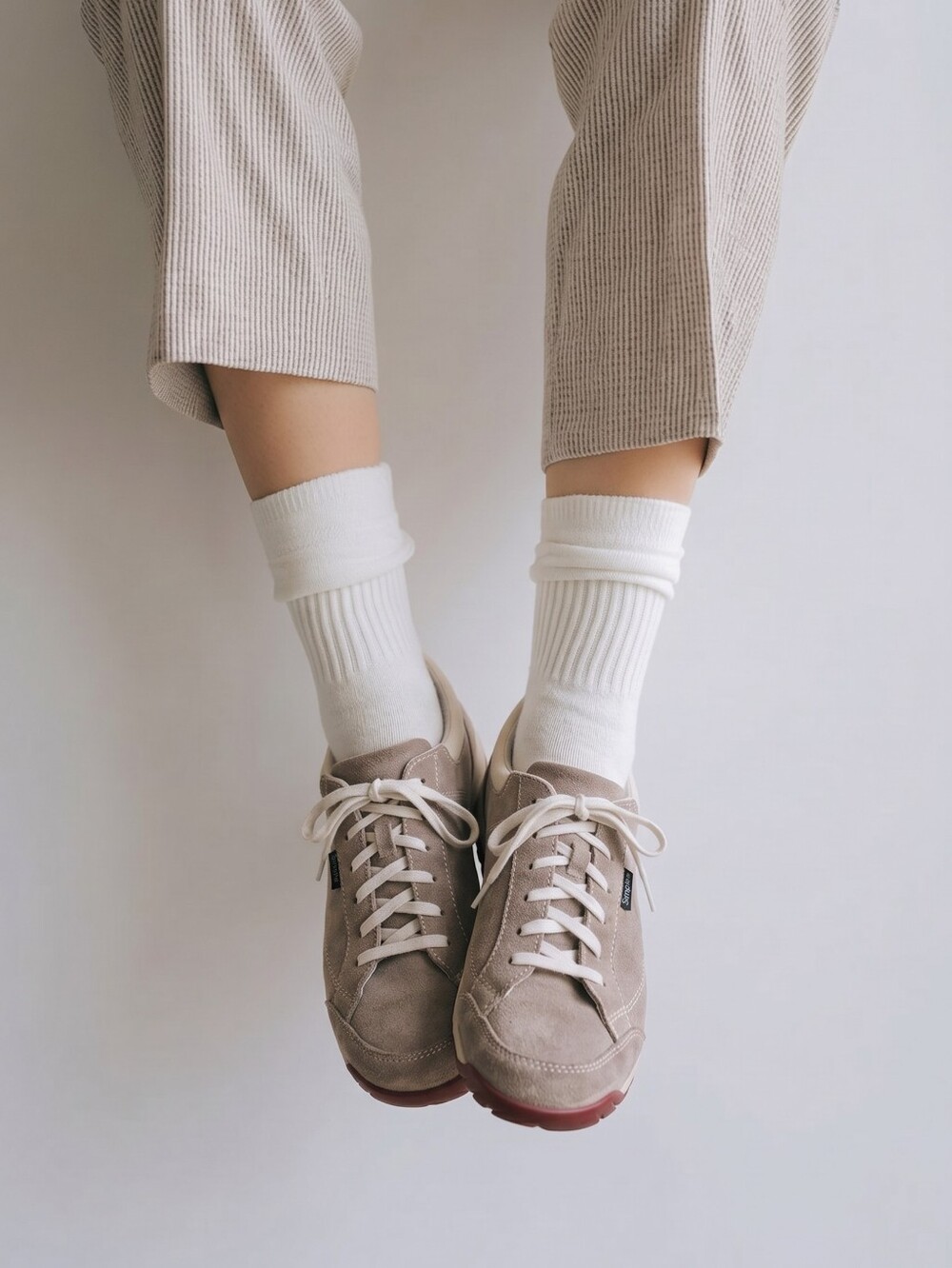 Simple Casual Suede Lace Up Fashion Sneakers Womens Shoes Size 7.5